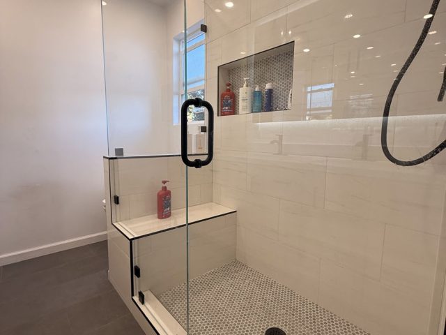 Rockbay carmelave house bathroom shower area view