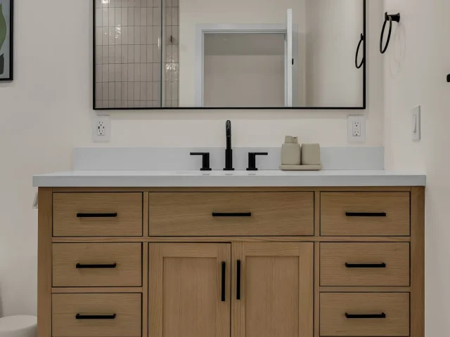Bathroom remodeling double vanity